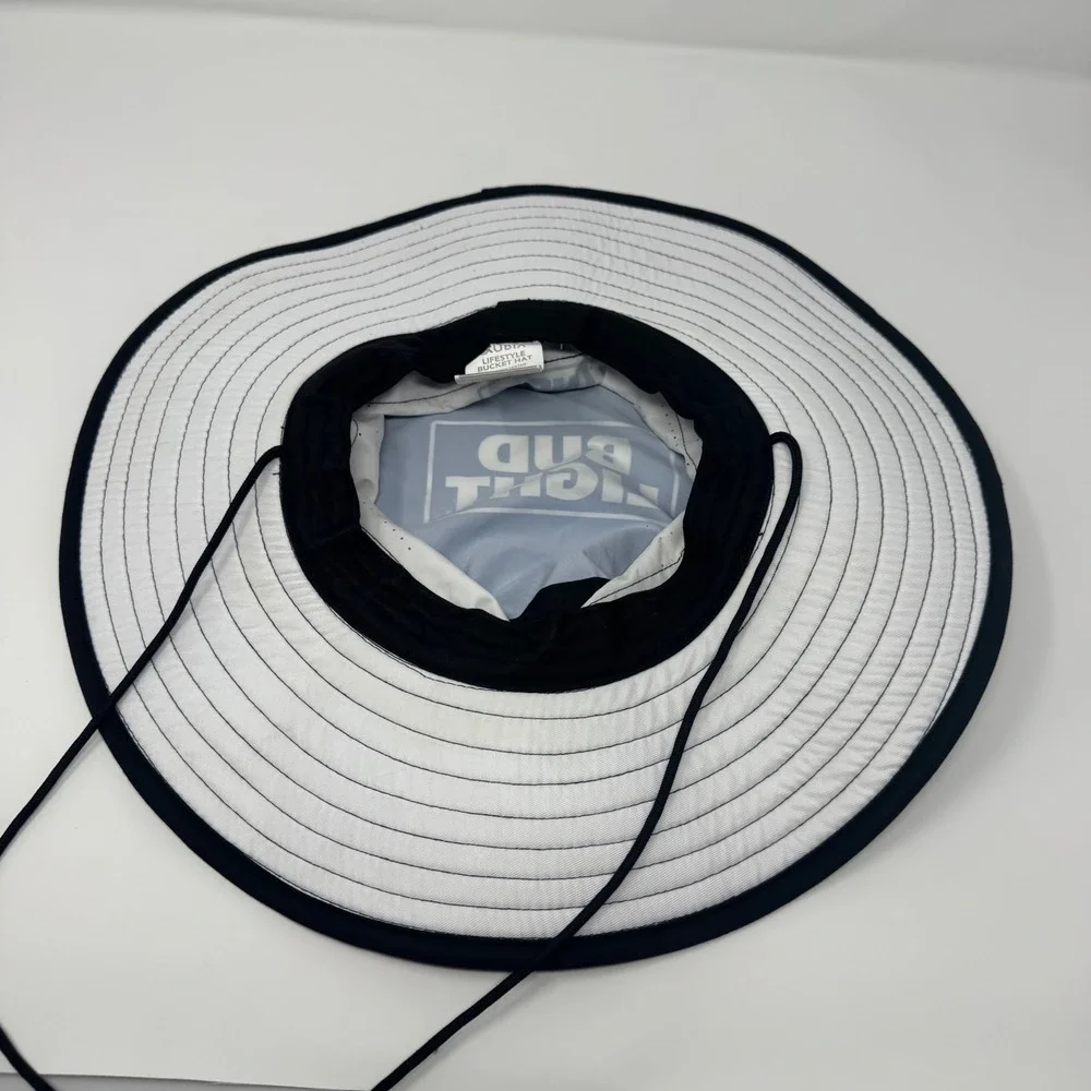 Beer Boonie Bucket Hat Wide Brim Beach Fishing Hiking Hat L XL Chin Strap